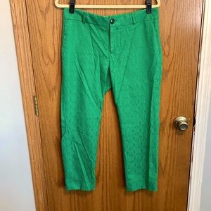 Banana Republic green decorative Hampton Pants